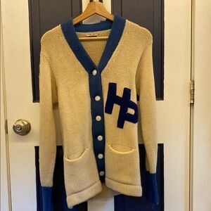 Vintage 50’s Lanza letterman’s jacket.